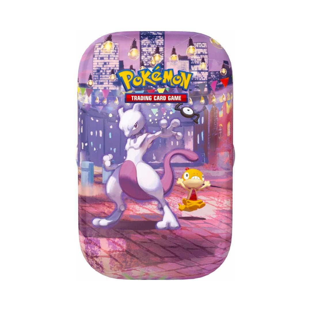 30th Celebration: Mewtwo & Scraggy Mini Tin - Cards Beyond