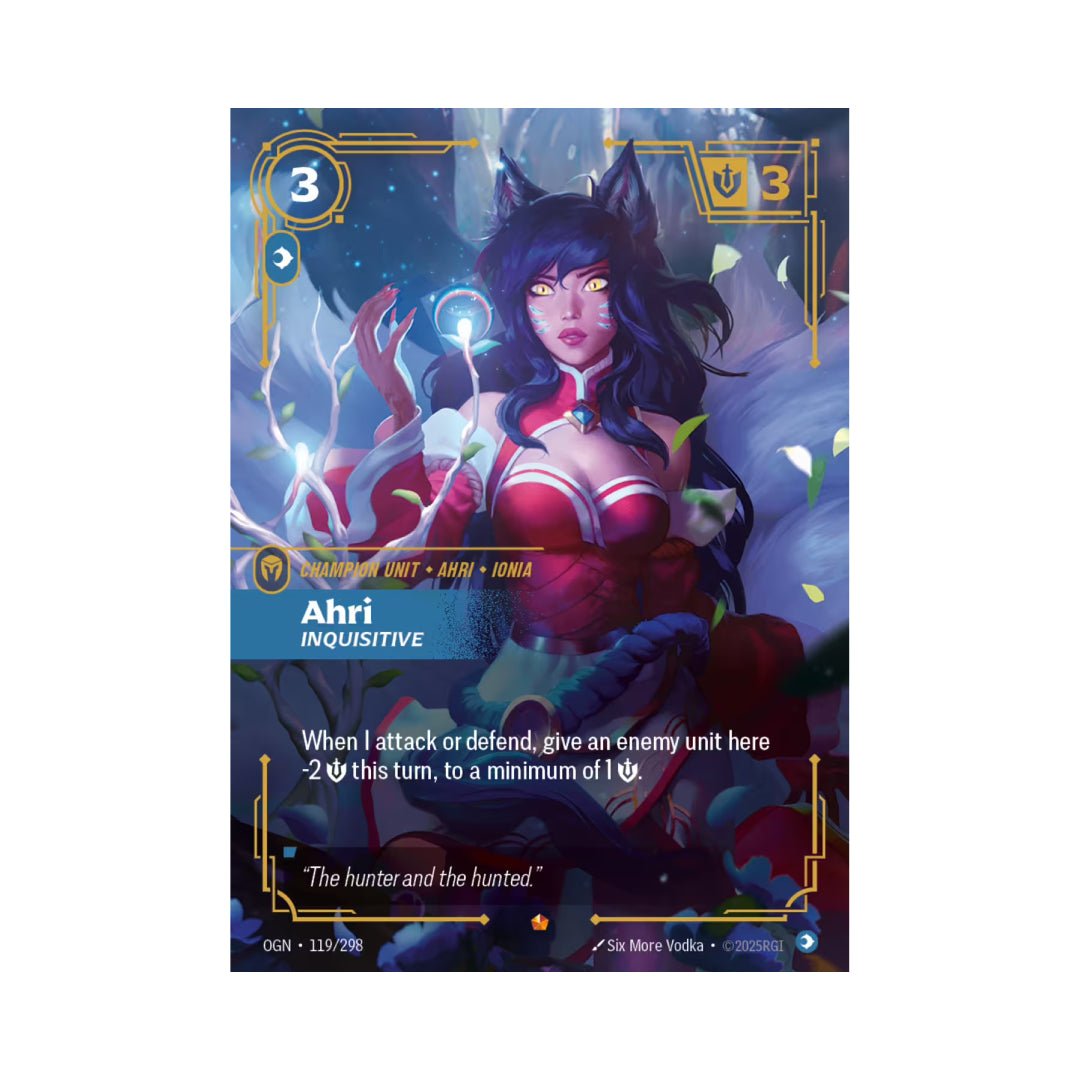 Ahri - Inquisitive (OGN - 119) - Cards Beyond
