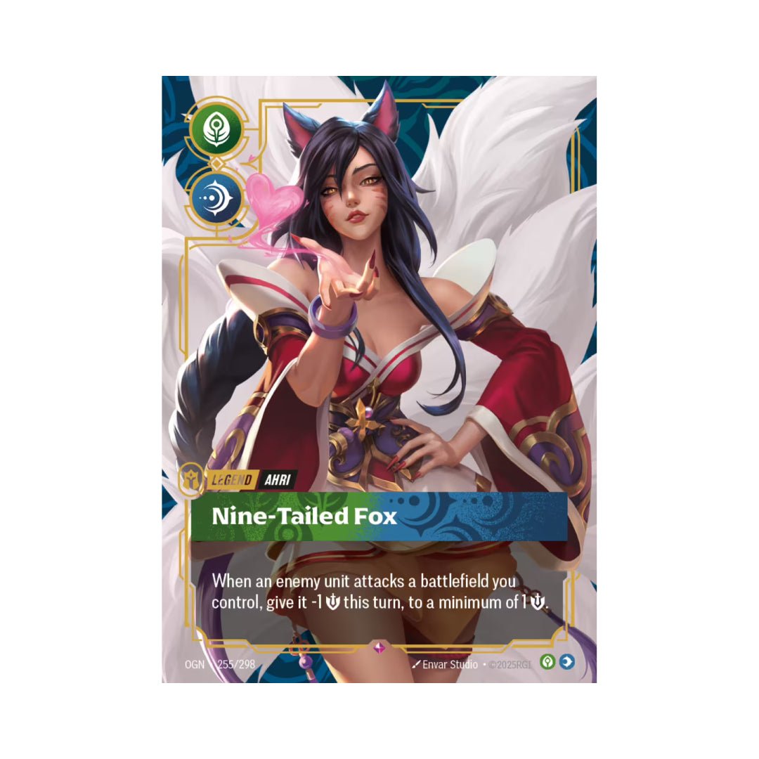 Ahri - Nine - Tailed Fox (OGN - 255) - Cards Beyond