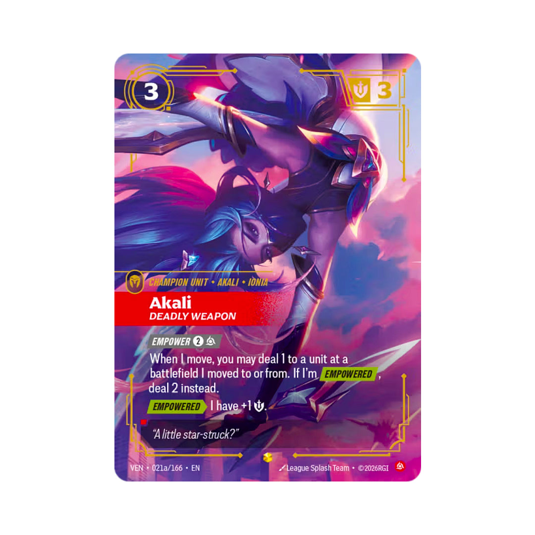 Akali - Deadly Weapon (VEN-021a)