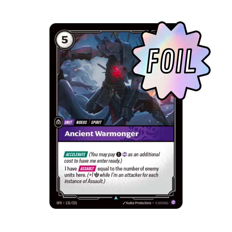 Ancient Warmonger (SFD - 131) - Cards Beyond