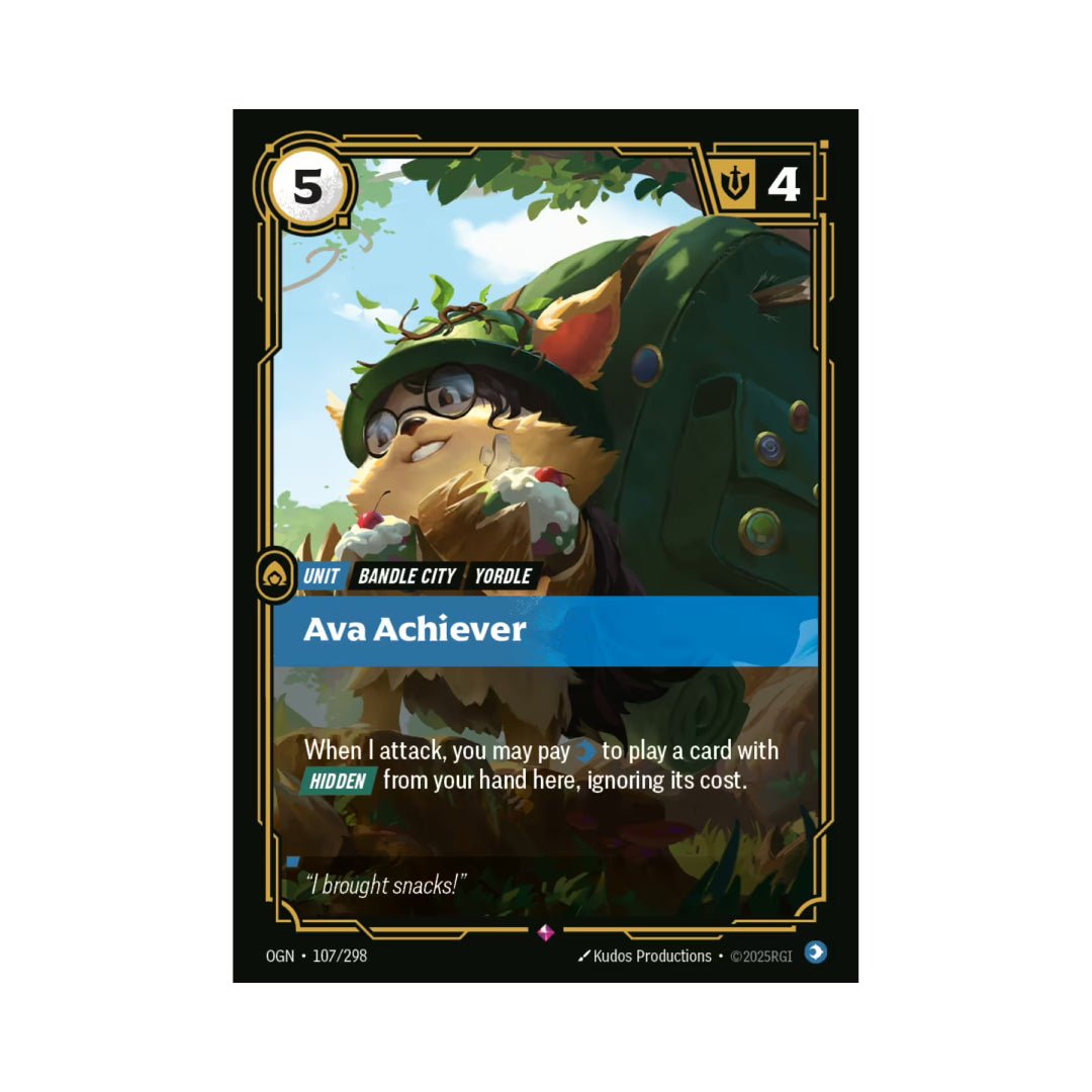 Riftbound | Ava Achiever (OGN-107) Cards Beyond Riftbound | Ava Achiever (OGN-107) Cards Beyond