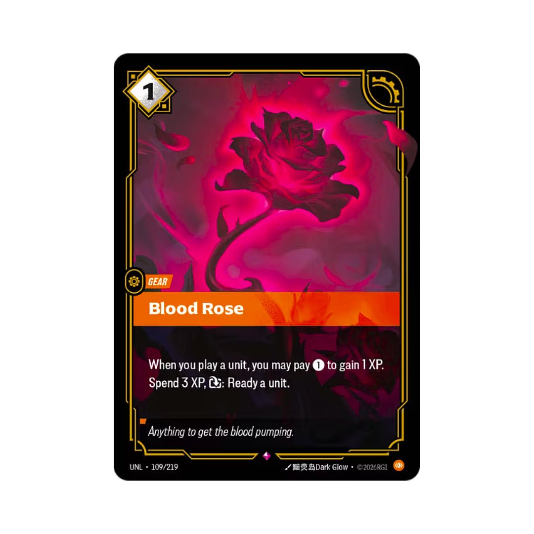 Blood Rose (UNL - 109) - Cards Beyond