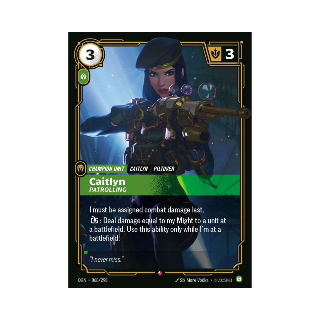Caitlyn - Patrolling (OGN-068)