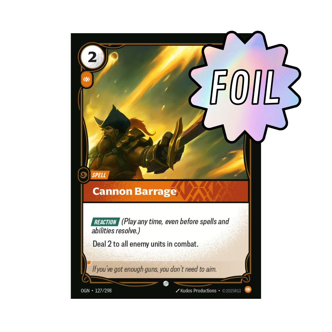 Cannon Barrage (OGN - 127) - Cards Beyond