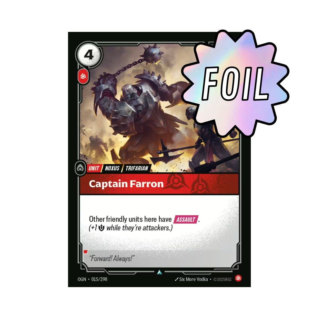 Captain Farron (OGN - 015) - Cards Beyond
