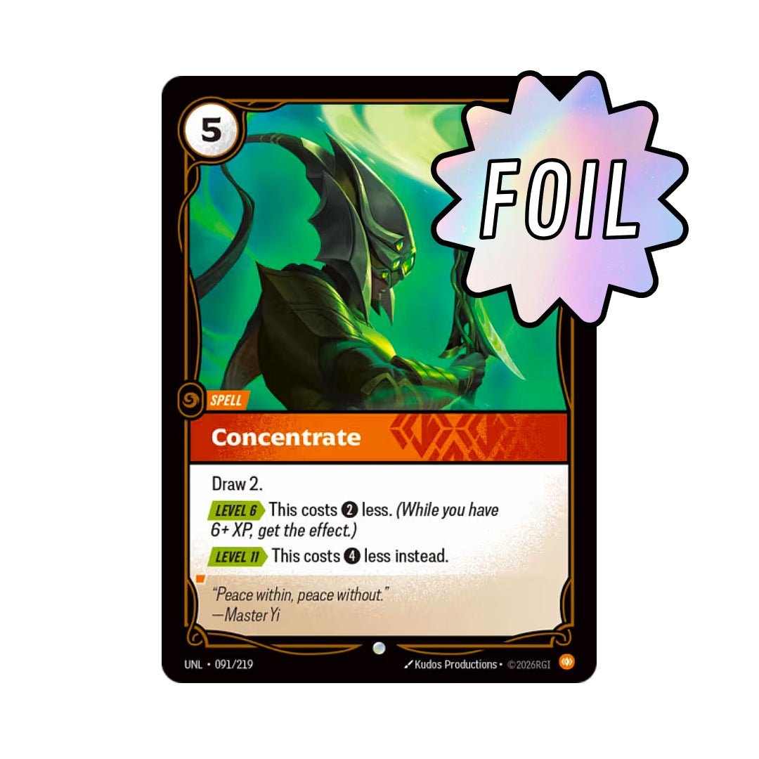 Concentrate (UNL - 091) - Cards Beyond