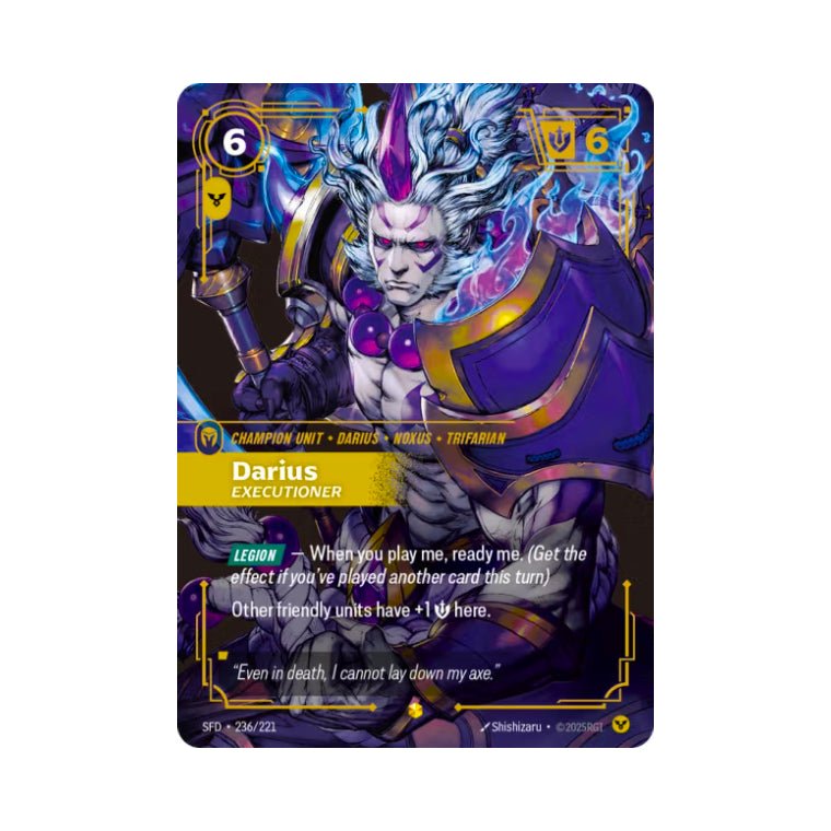 Darius - Executioner (SFD - 236) - Cards Beyond