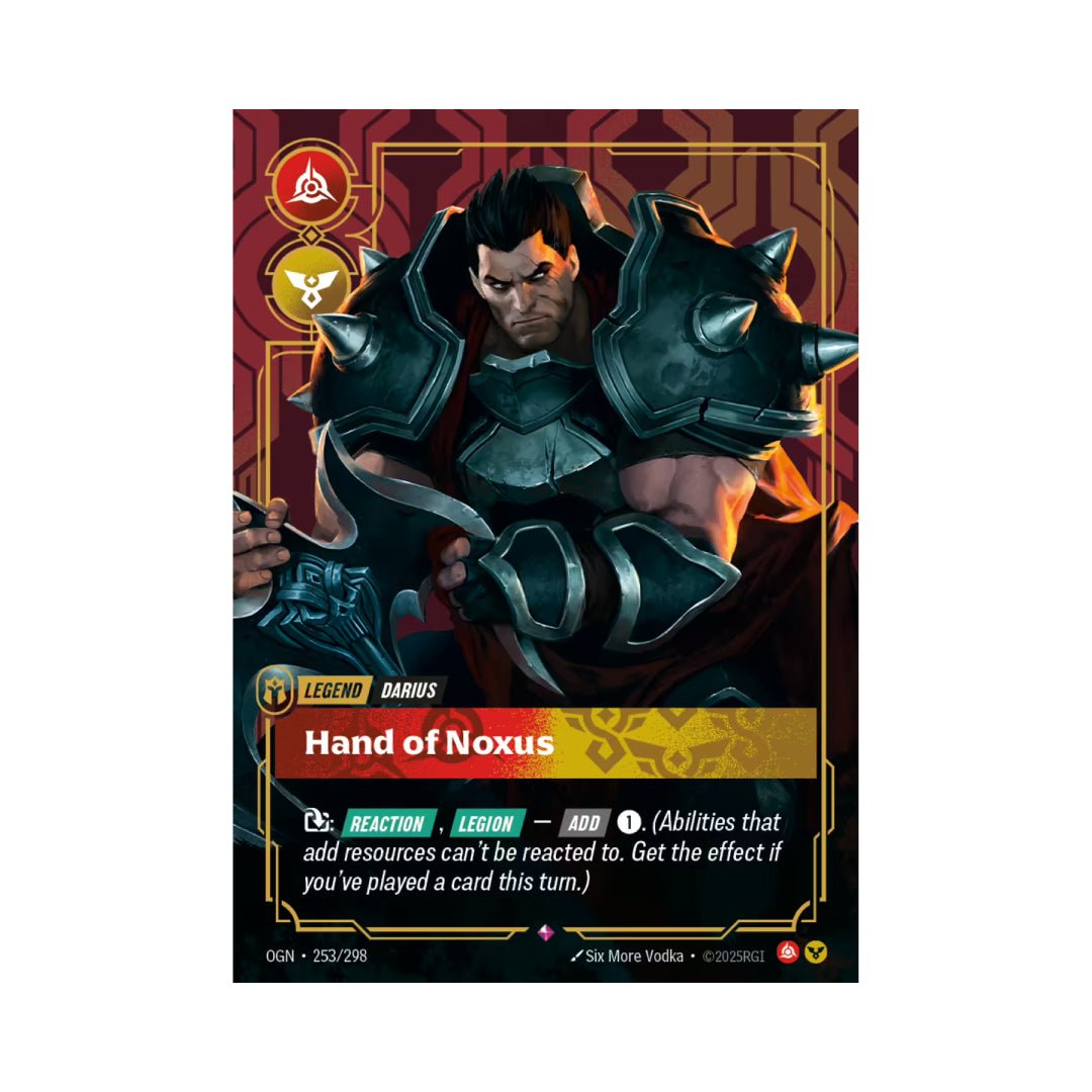 Riftbound | Darius - Hand of Noxus (OGN-253) – Cards Beyond