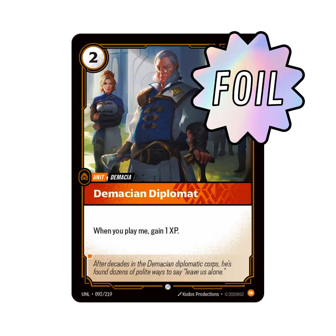 Demacian Diplomat (UNL - 092) - Cards Beyond