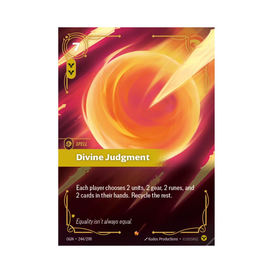 Divine Judgment (OGN - 244) - Cards Beyond