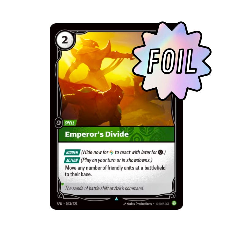 Emperor's Divide (SFD - 043) - Cards Beyond