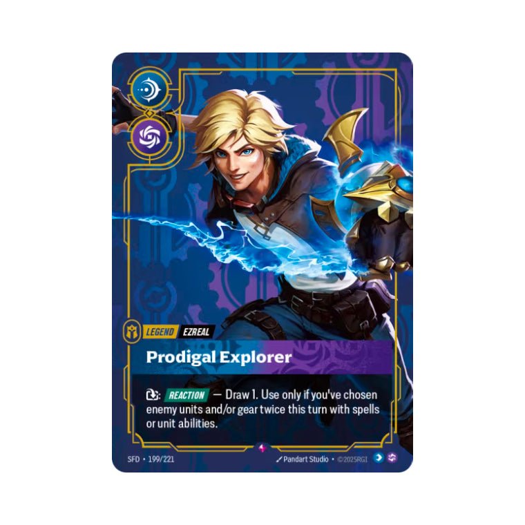 Ezreal - Prodigal Explorer (SFD - 199) - Cards Beyond