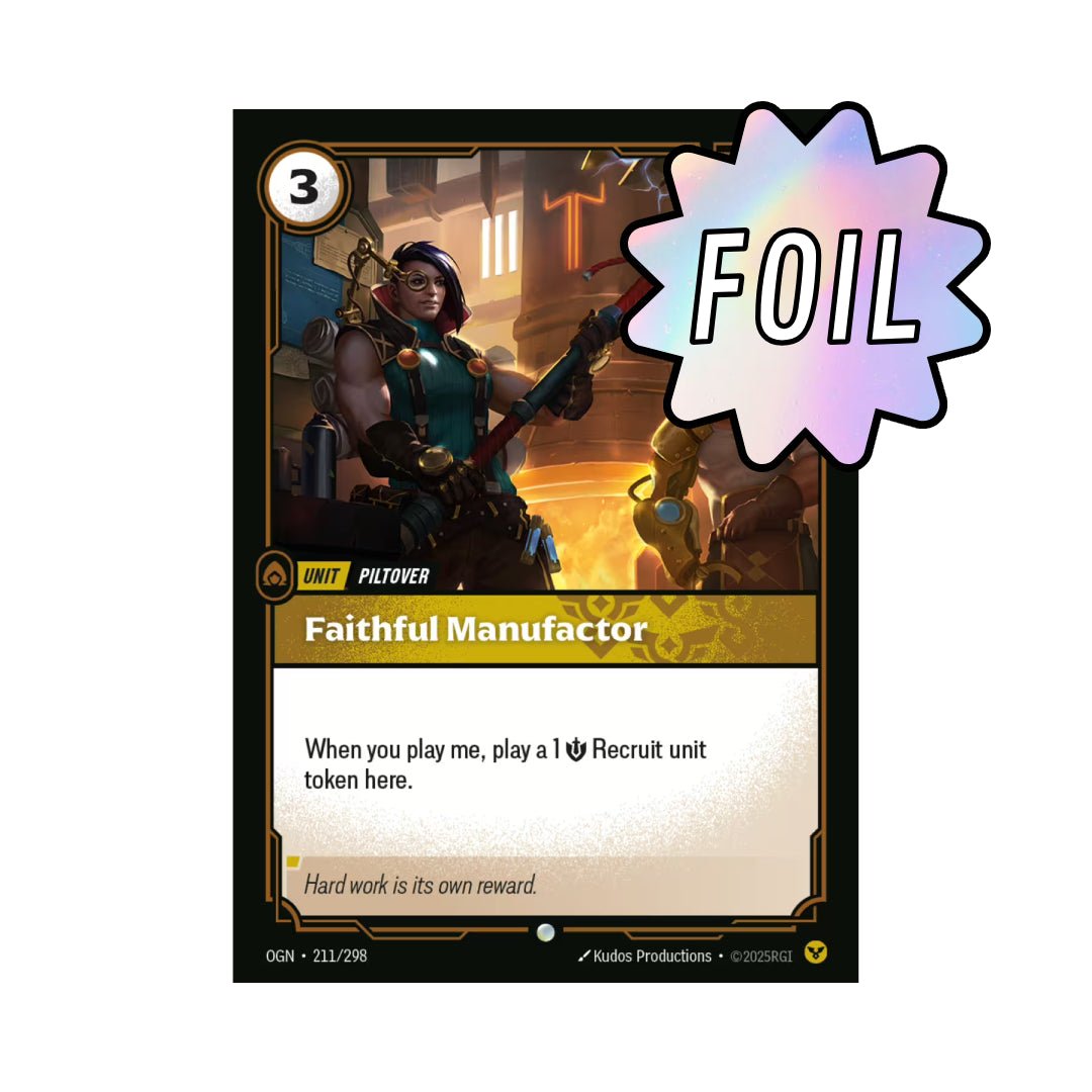 Faithful Manufactor (OGN - 211) - Cards Beyond