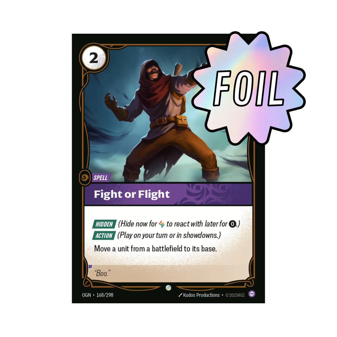 Fight or Flight (OGN - 168) - Cards Beyond