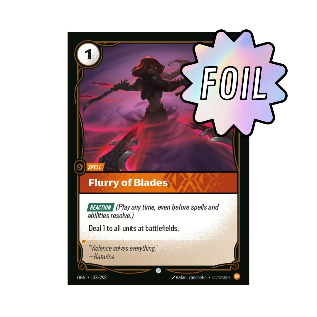 Flurry of Blades (OGN - 133) - Cards Beyond