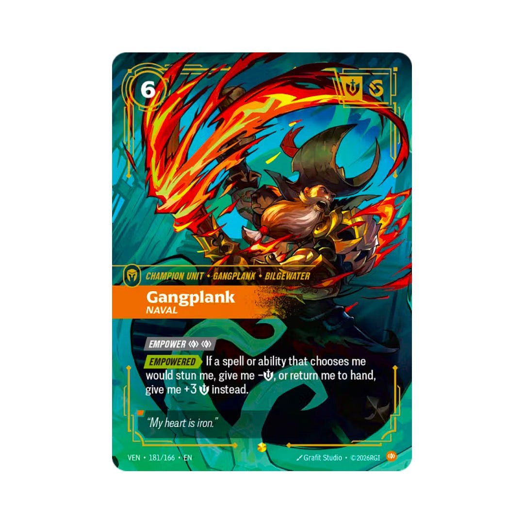Gangplank - Naval (VEN-181) - Cards Beyond