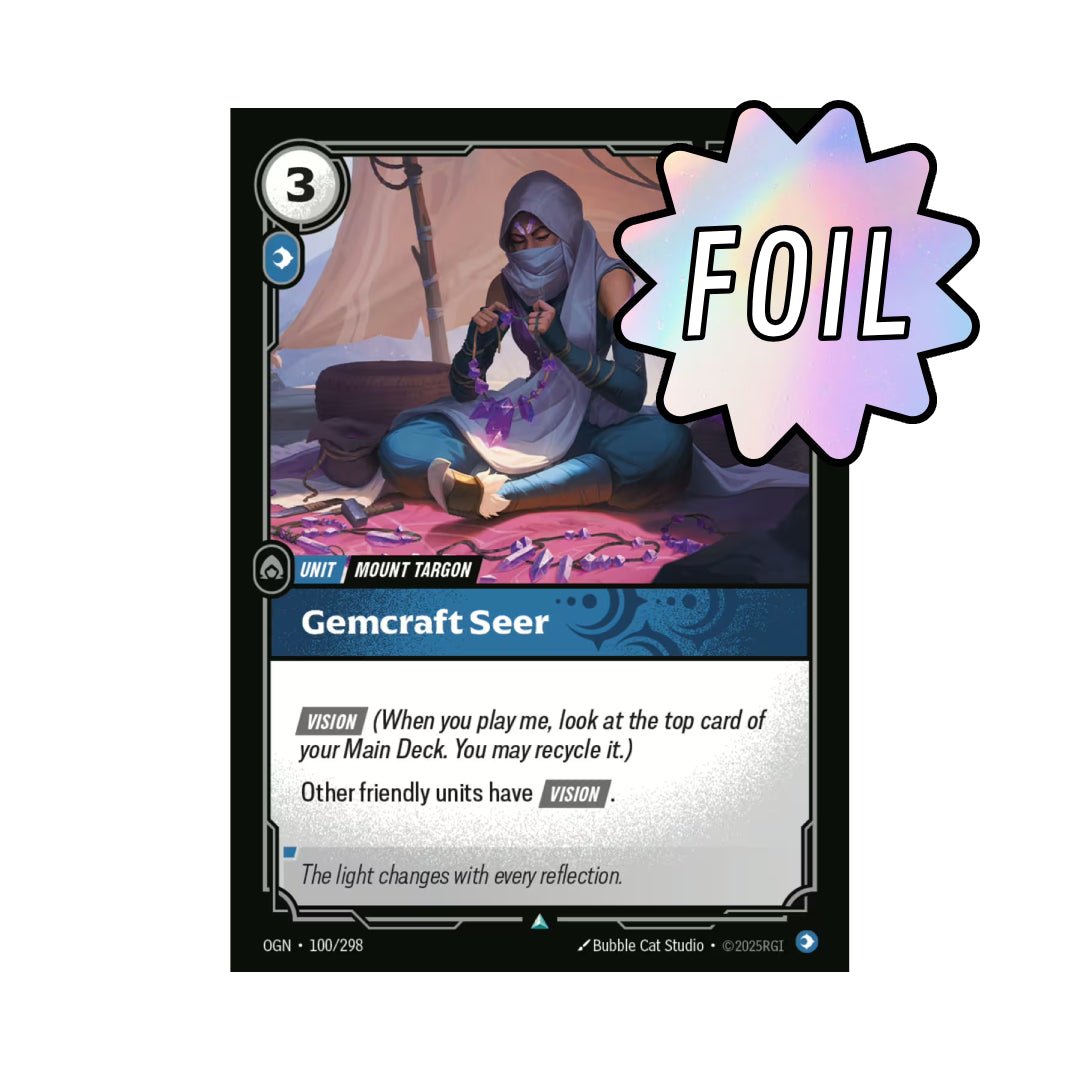 Gemcraft Seer (OGN - 100) - Cards Beyond