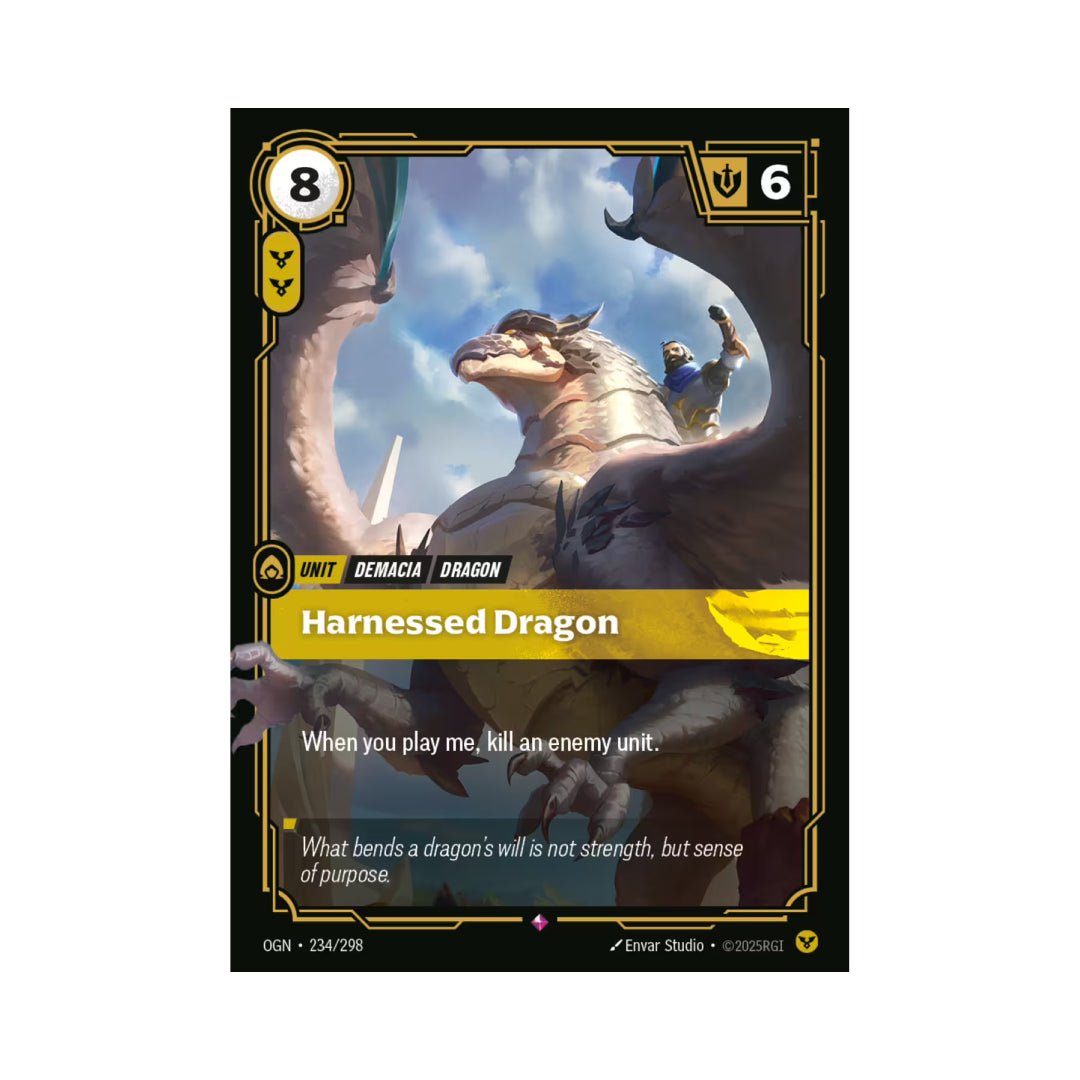 Harnessed Dragon (OGN - 234) - Cards Beyond