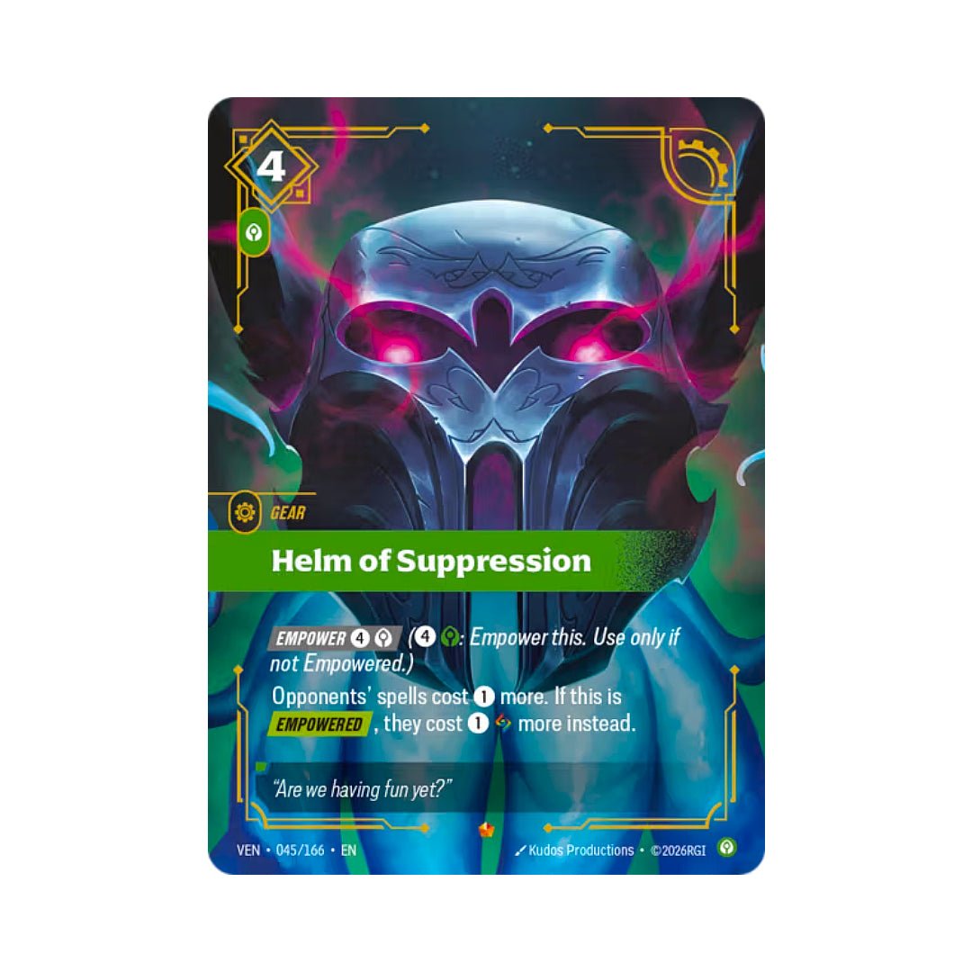 Helm of Suppression (VEN-045) - Cards Beyond