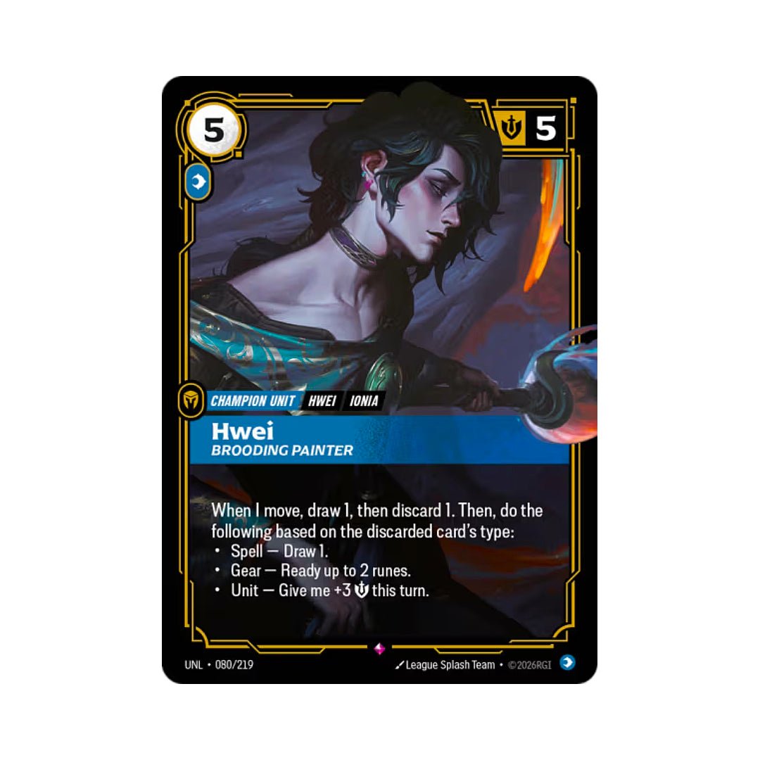 Hwei - Brooding Painter (UNL - 080) - Cards Beyond