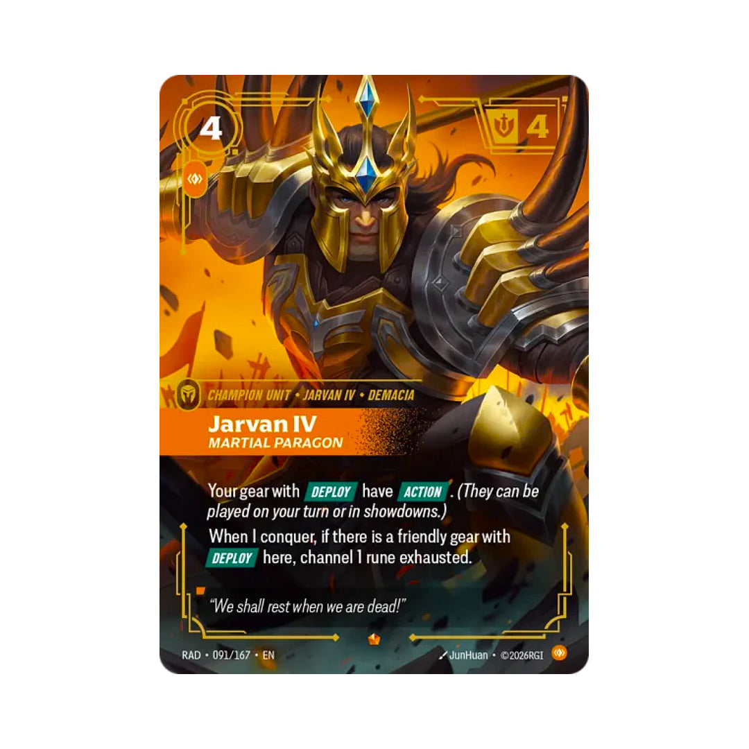 Jarvan IV - Martial Paragon (RAD-091)