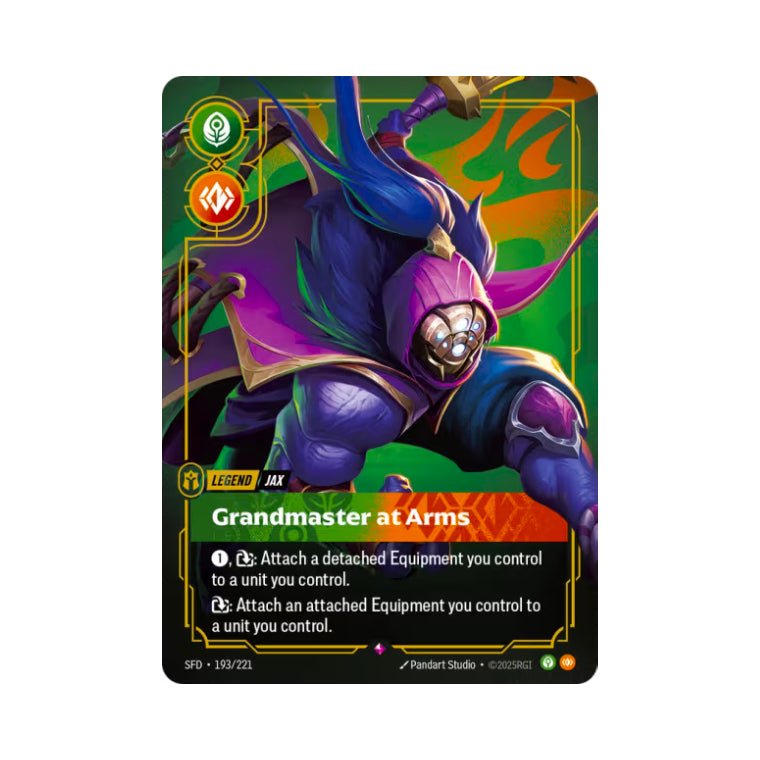 Jax - Grandmaster at Arms (SFD - 193) - Cards Beyond