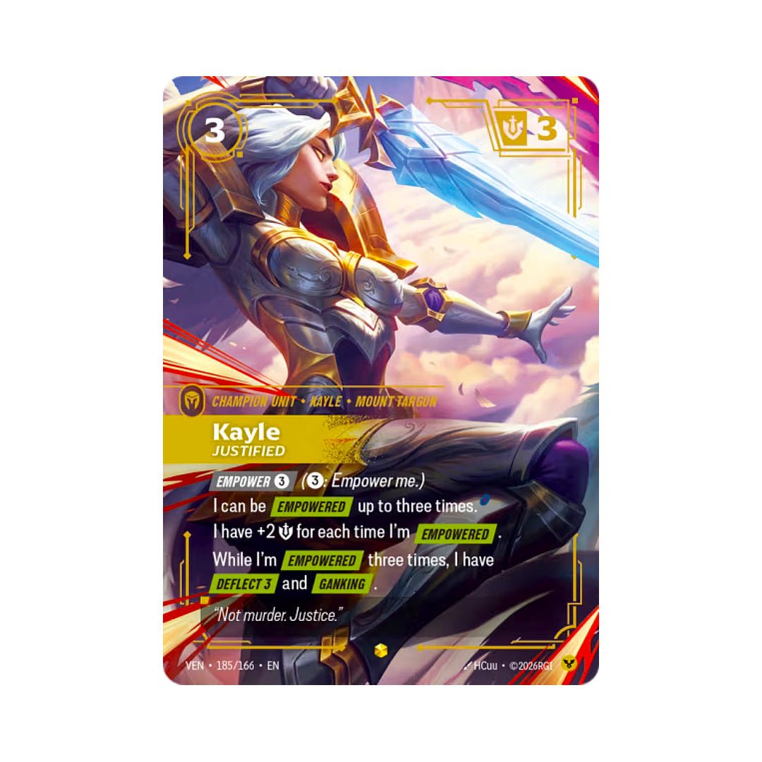 Kayle - Justified (VEN-185) - Cards Beyond