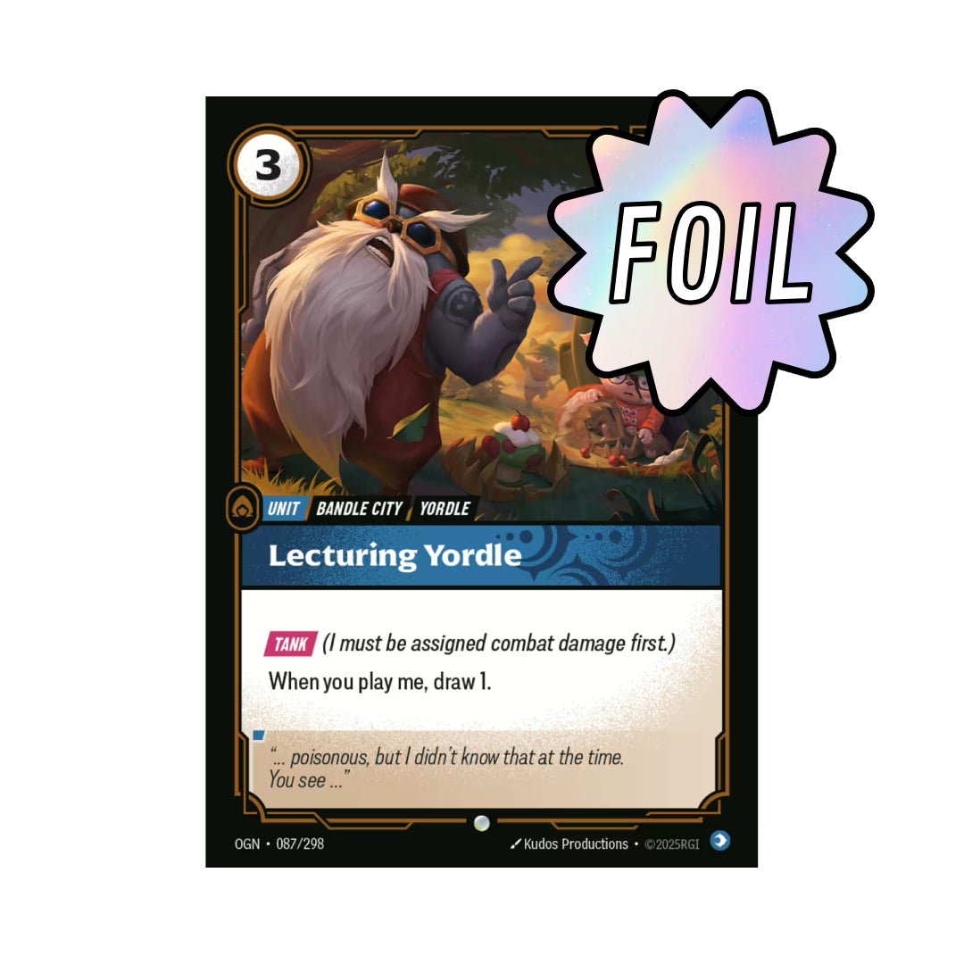 Lecturing Yordle (OGN - 087) - Cards Beyond
