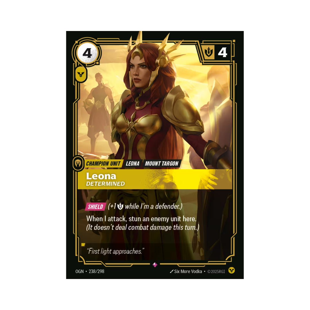 Leona - Determined (OGN - 238) - Cards Beyond
