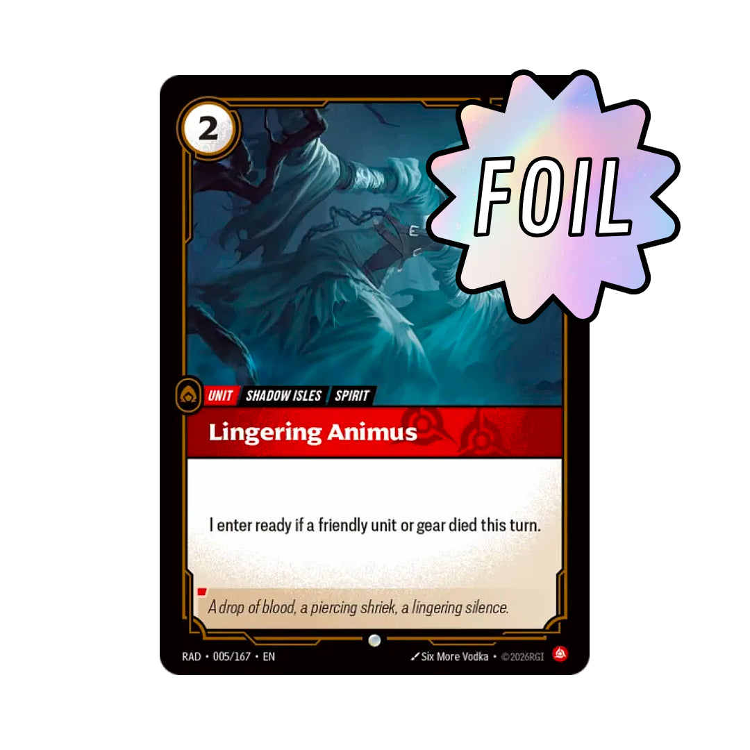 Lingering Animus (RAD-005)