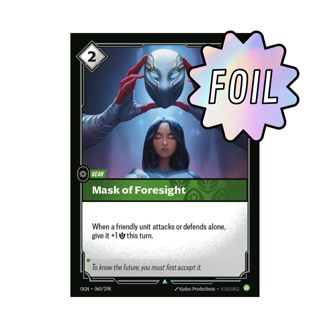 Mask of Foresight (OGN - 060) - Cards Beyond