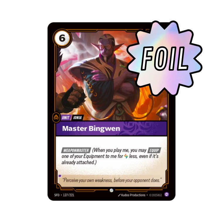 Master Bingwen (SFD - 127) - Cards Beyond
