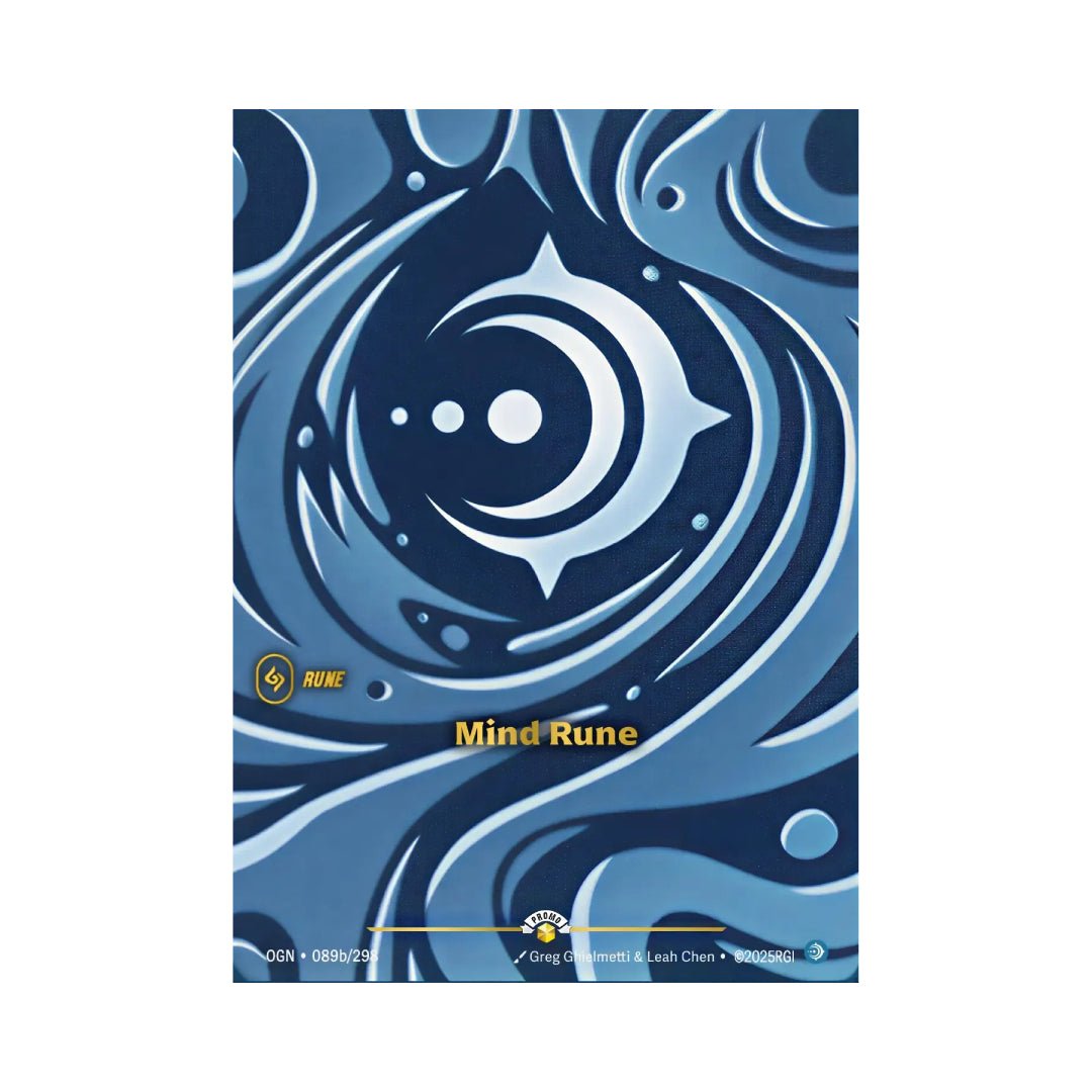 Mind Rune (OGN - 089b) - Cards Beyond