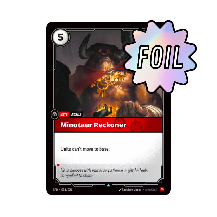Minotaur Reckoner (SFD - 014) - Cards Beyond