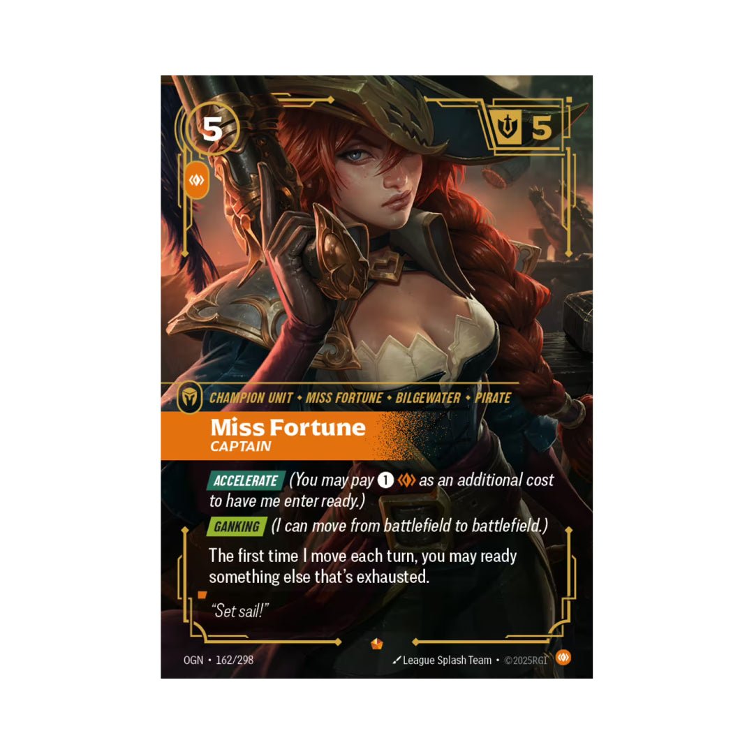 Miss Fortune - Captain (OGN - 162) - Cards Beyond
