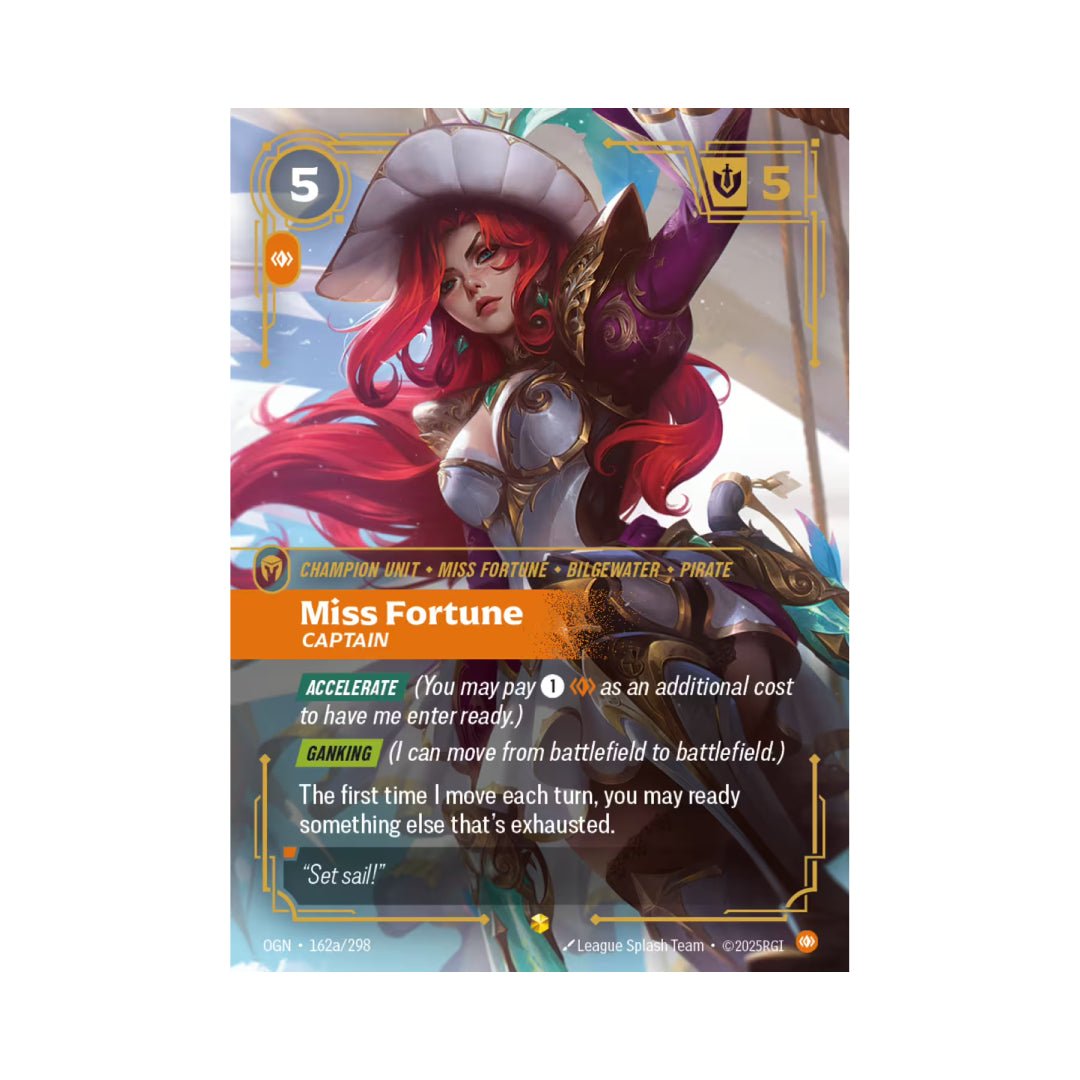 Miss Fortune - Captain (OGN - 162a) - Cards Beyond