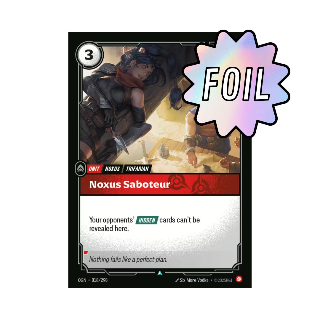Noxus Saboteur (OGN - 018) - Cards Beyond