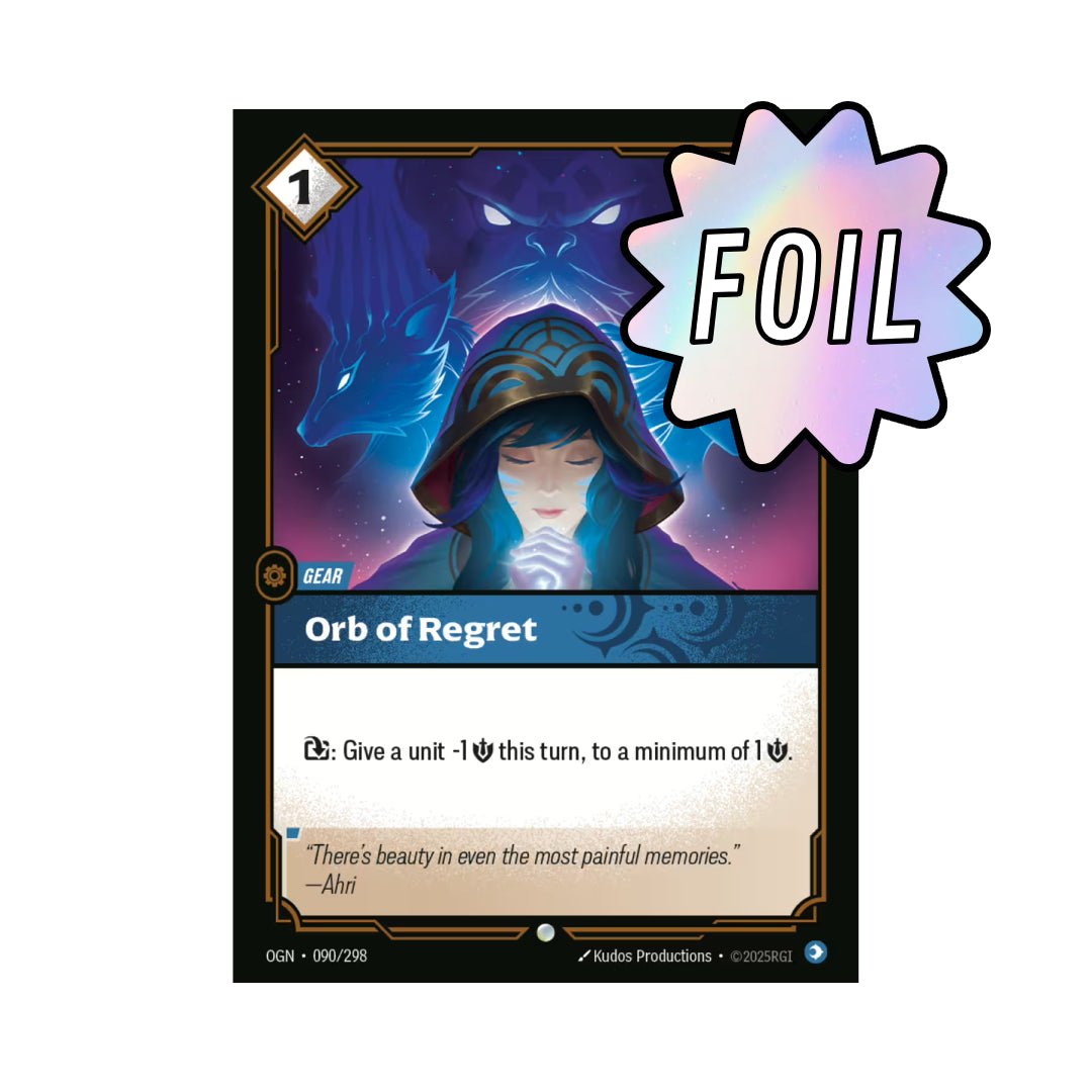 Orb of Regret (OGN - 090) - Cards Beyond