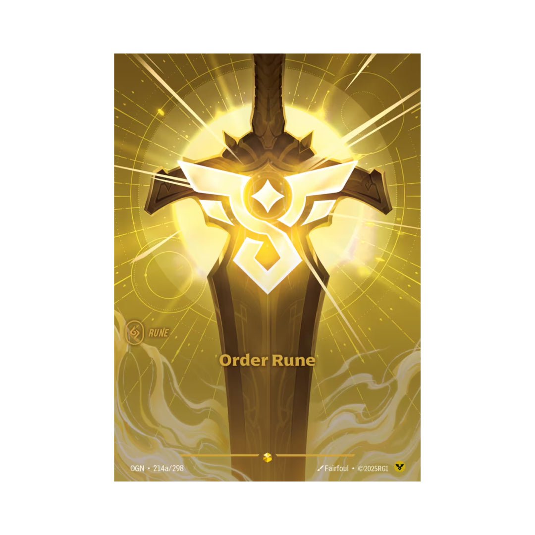 Order Rune (OGN - 214a) - Cards Beyond