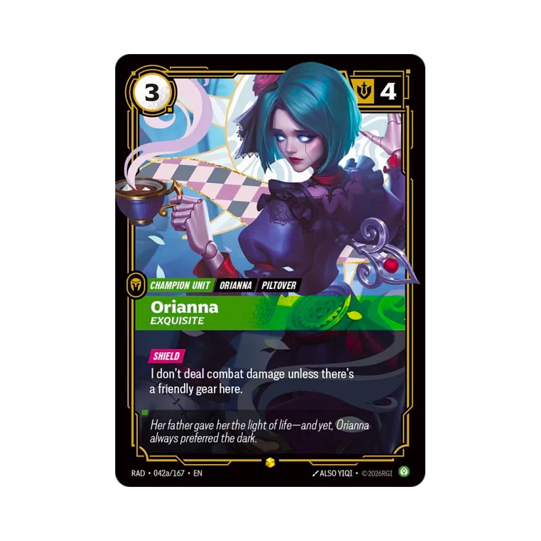 Orianna - Exquisite (RAD-042a) - Cards Beyond