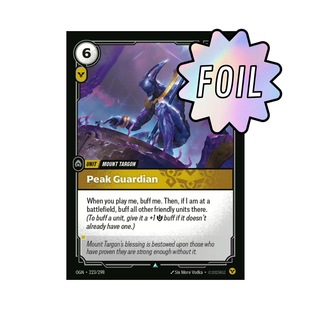Peak Guardian (OGN - 223) - Cards Beyond