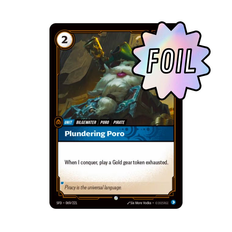 Plundering Poro (SFD - 069) - Cards Beyond