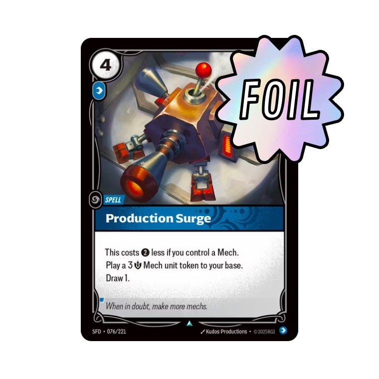 Production Surge (SFD - 076) - Cards Beyond