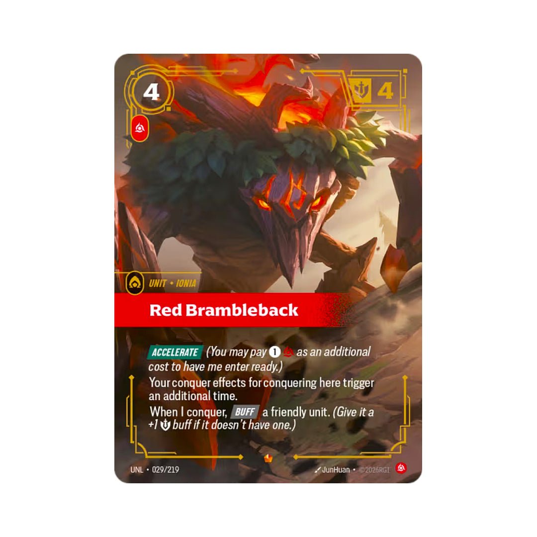 Red Brambleback (UNL - 029) - Cards Beyond