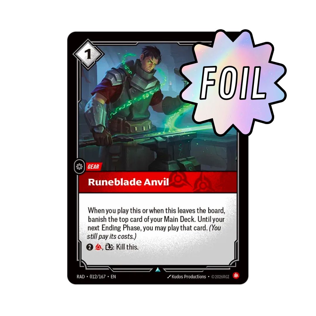 Runeblade Anvil (RAD-012) - Cards Beyond