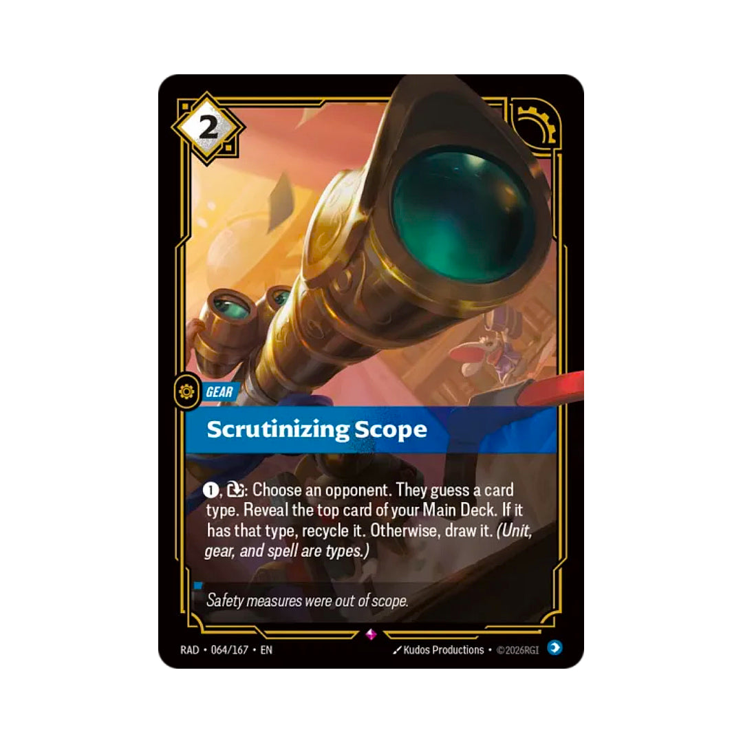 Scrutinizing Scope (RAD-064)