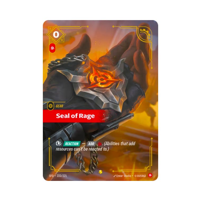 Seal of Rage (SFD - 222) - Cards Beyond