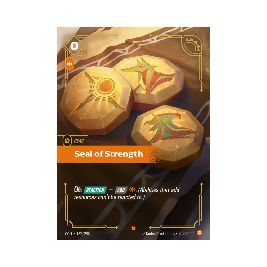 Seal of Strength (OGN - 163) - Cards Beyond