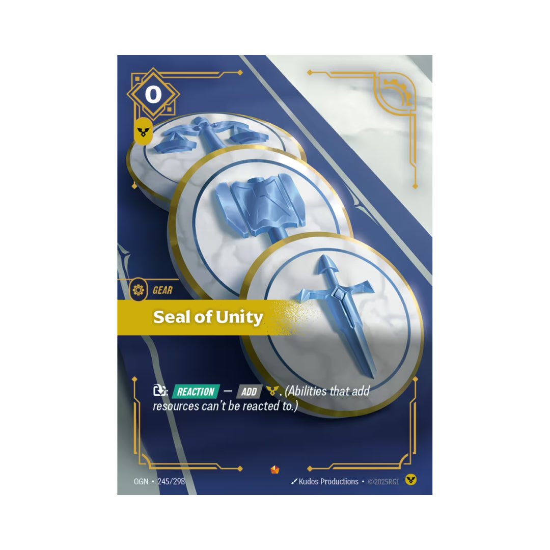 Seal of Unity (OGN - 245) - Cards Beyond